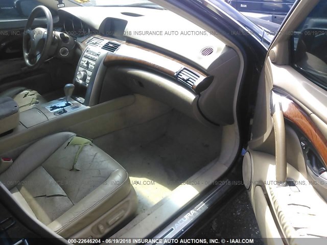 JH4KB16586C012060 - 2006 ACURA RL BLACK photo 5