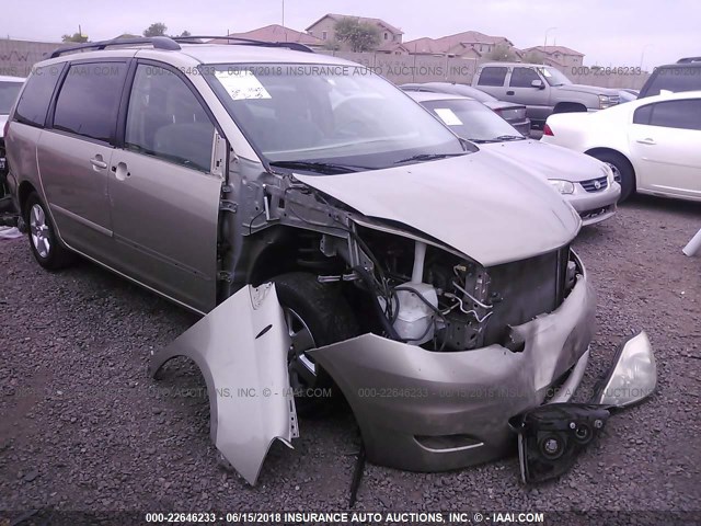 5TDZA23C86S516568 - 2006 TOYOTA SIENNA CE/LE TAN photo 1