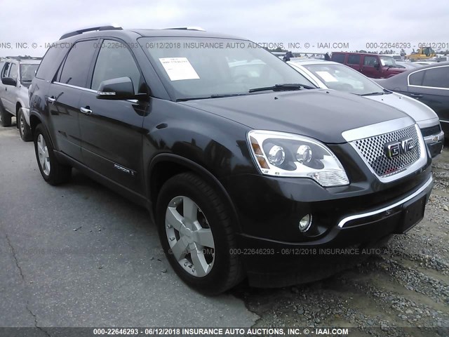 1GKEV33707J162060 - 2007 GMC ACADIA SLT-2 BLACK photo 1