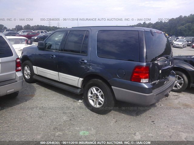 1FMFU16L93LC15154 - 2003 FORD EXPEDITION XLT BLUE photo 3