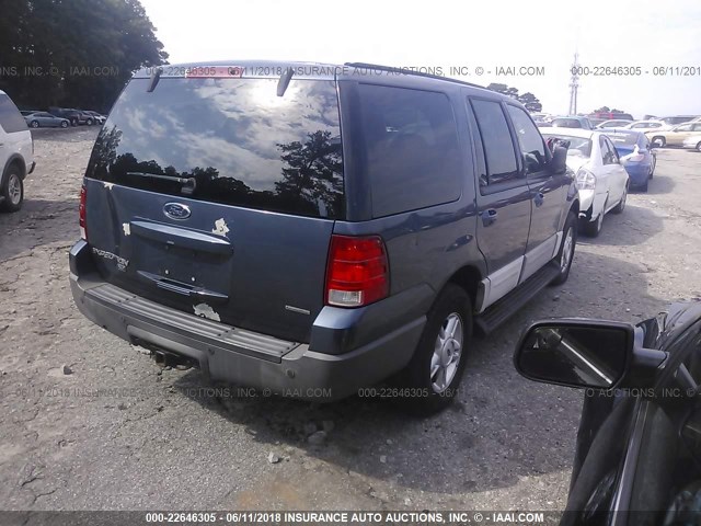 1FMFU16L93LC15154 - 2003 FORD EXPEDITION XLT BLUE photo 4