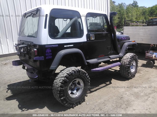 2J4FY29T7KJ117989 - 1989 JEEP WRANGLER / YJ  BLACK photo 4