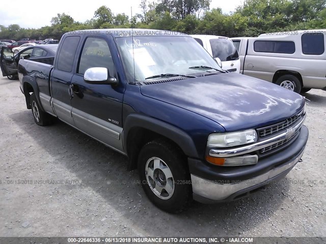 1GCEK19T6XZ194543 - 1999 CHEVROLET SILVERADO K1500 BLUE photo 1