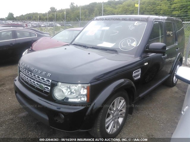 SALAK2D48BA550124 - 2011 LAND ROVER LR4 HSE LUXURY BLACK photo 2
