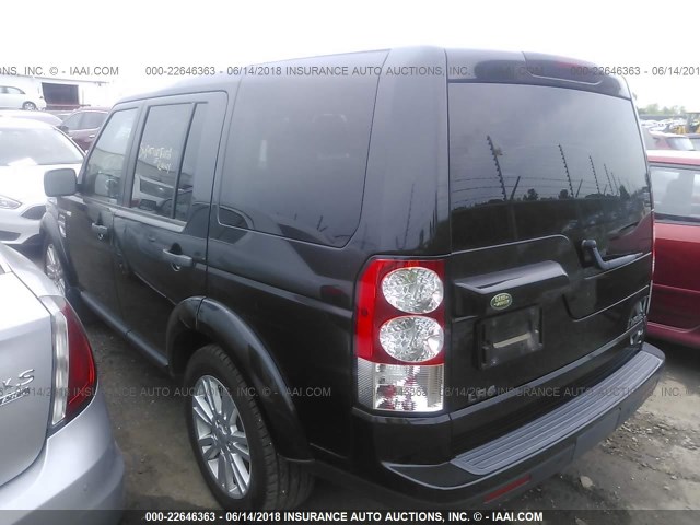 SALAK2D48BA550124 - 2011 LAND ROVER LR4 HSE LUXURY BLACK photo 3