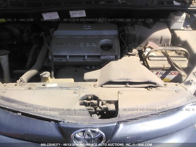 5TDZA23C16S398833 - 2006 TOYOTA SIENNA CE/LE BLUE photo 10