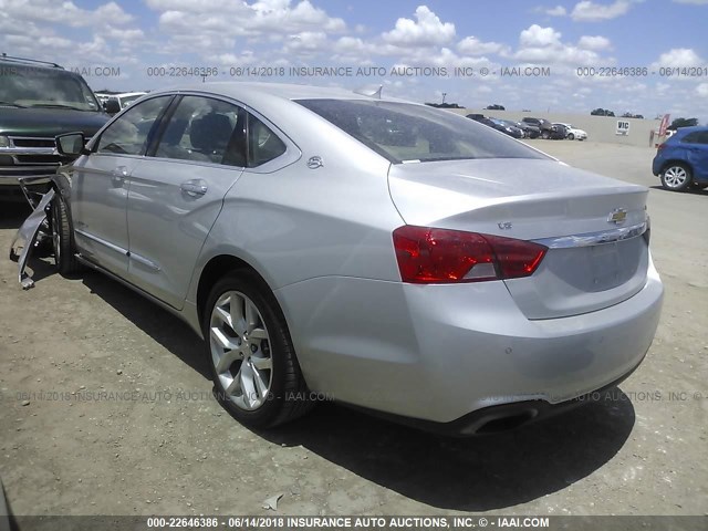 1G1125S32JU113714 - 2018 CHEVROLET IMPALA PREMIER SILVER photo 3