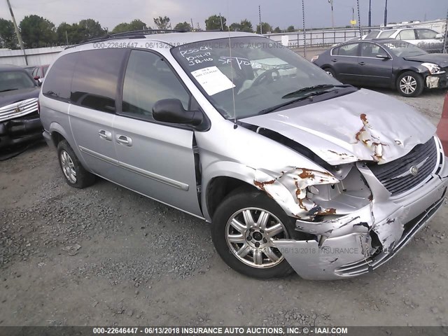 2C4GP54L44R617828 - 2004 CHRYSLER TOWN & COUNTRY TOURING GRAY photo 1