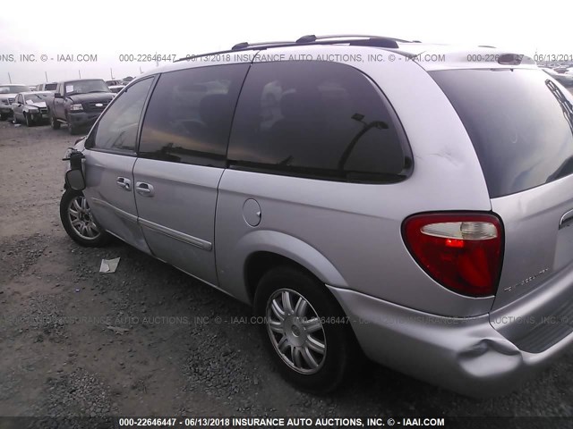 2C4GP54L44R617828 - 2004 CHRYSLER TOWN & COUNTRY TOURING GRAY photo 3