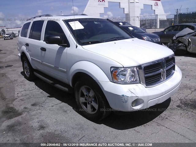 1D8HD58237F563630 - 2007 DODGE DURANGO LIMITED WHITE photo 1