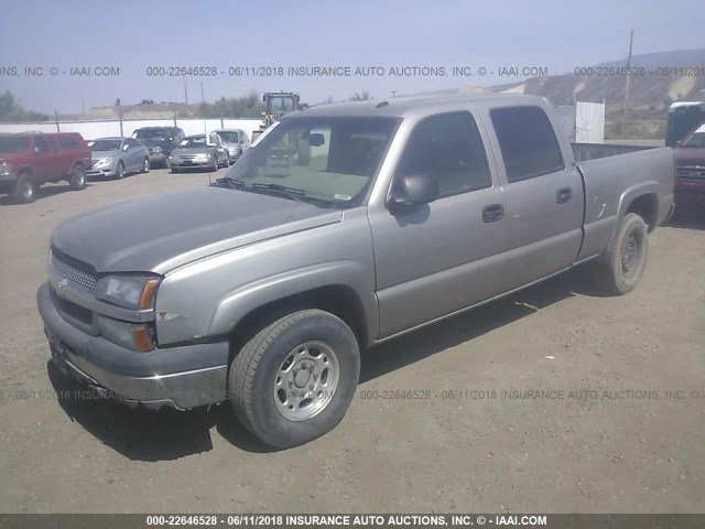 1GCGK13U53F133531 - 2003 CHEVROLET SILVERADO K1500 HEAVY DUTY GRAY photo 2