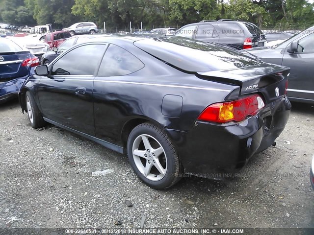 JH4DC54894S001436 - 2004 ACURA RSX Dark Blue photo 3