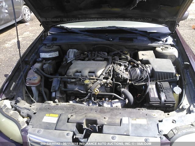 1G1NE52M3X6253060 - 1999 CHEVROLET MALIBU LS 紫色 照片 10