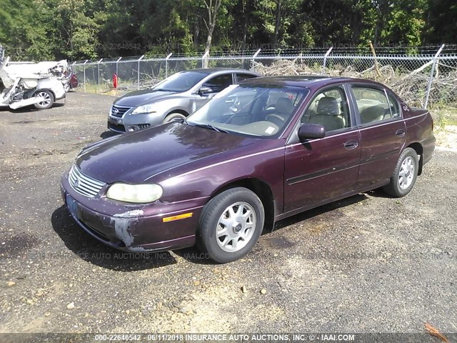 1G1NE52M3X6253060 - 1999 CHEVROLET MALIBU LS 紫色 照片 2