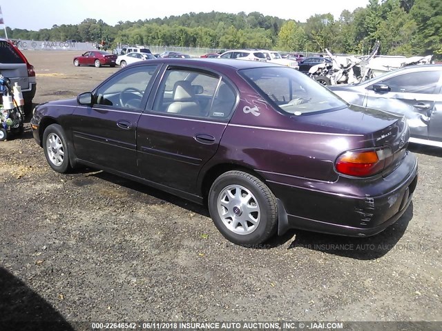 1G1NE52M3X6253060 - 1999 CHEVROLET MALIBU LS 紫色 照片 3