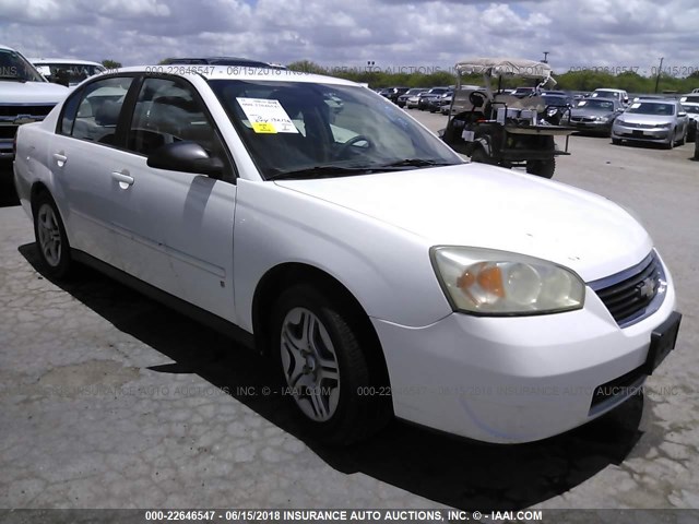 1G1ZS51886F196688 - 2006 CHEVROLET MALIBU LS 白色 照片 1