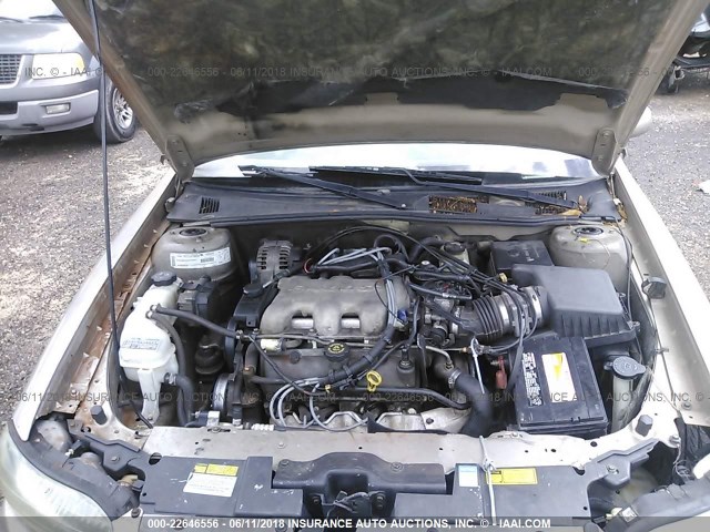 1G1NE52J2Y6136299 - 2000 CHEVROLET MALIBU LS 金色 照片 10