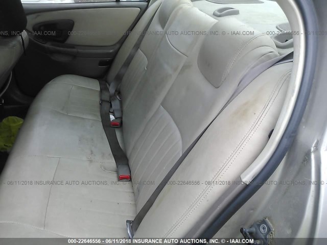 1G1NE52J2Y6136299 - 2000 CHEVROLET MALIBU LS 金色 照片 8