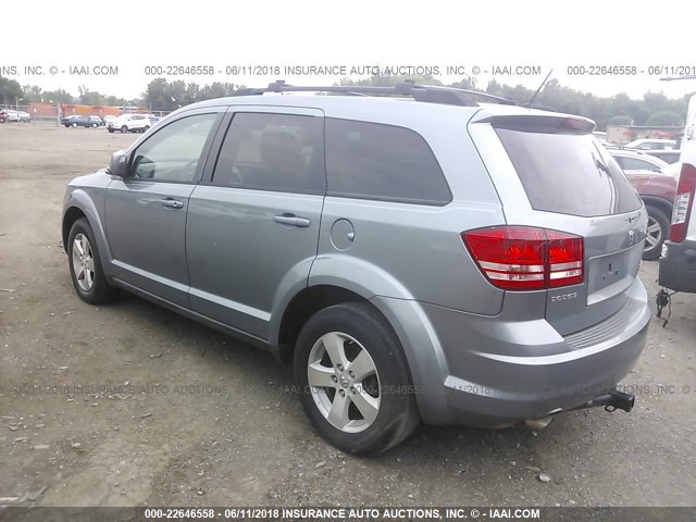 3D4GG57V09T590230 - 2009 DODGE JOURNEY SXT GRAY photo 3