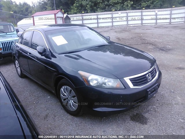 1HGCP2F36AA083792 - 2010 HONDA ACCORD LX 黑色 照片 1