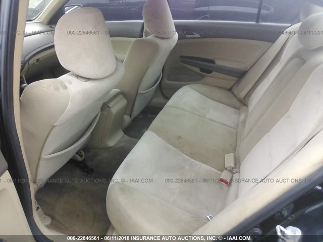 1HGCP2F36AA083792 - 2010 HONDA ACCORD LX 黑色 照片 8