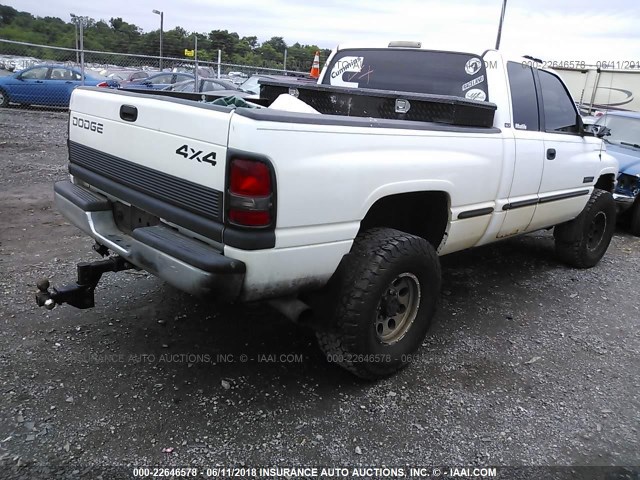 1B7KF2367XJ645445 - 1999 DODGE RAM 2500 WHITE photo 4