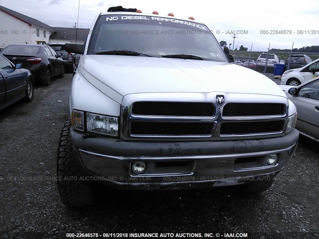 1B7KF2367XJ645445 - 1999 DODGE RAM 2500 WHITE photo 6