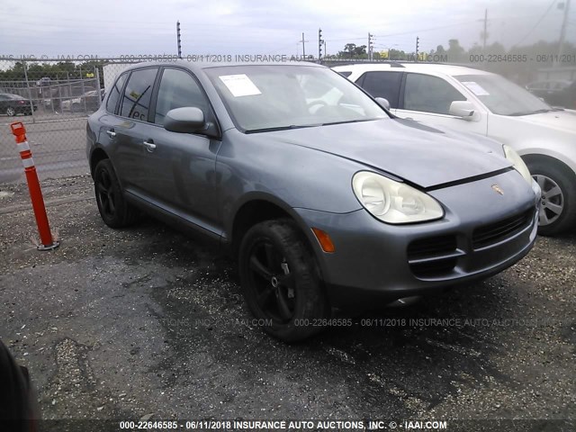 WP1AB29P34LA75577 - 2004 PORSCHE CAYENNE S GRAY photo 1