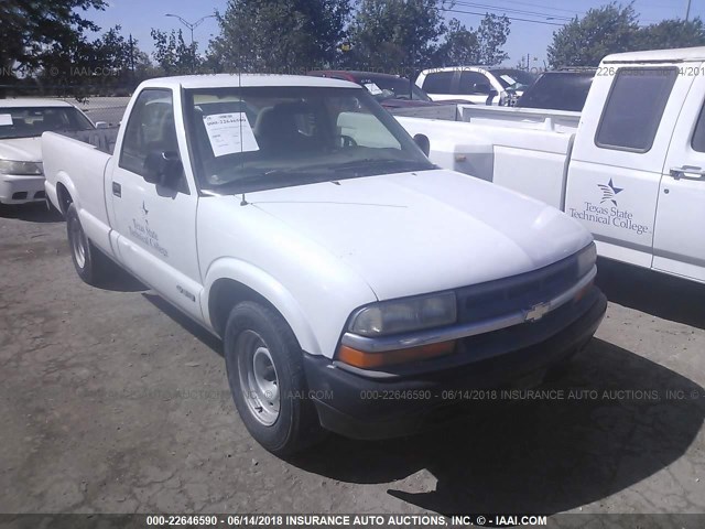 1GCCS14X5XK139169 - 1999 CHEVROLET S TRUCK S10 WHITE photo 1