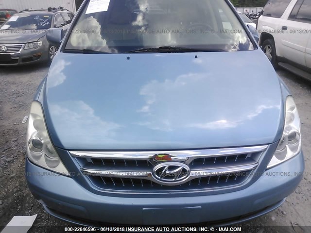 KNDMC233086048763 - 2008 HYUNDAI ENTOURAGE GLS/SE/LIMITED BLUE photo 6