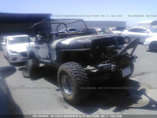 1J4FY19P1SP275843 - 1995 JEEP WRANGLER / YJ S/RIO GRANDE BLACK photo 1