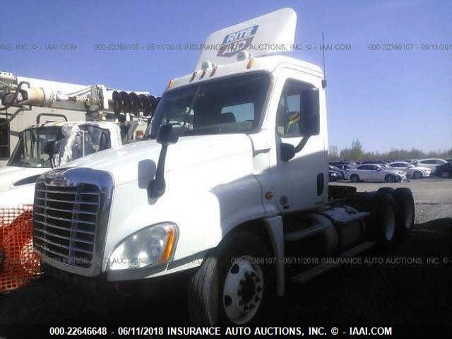 1FUJGEDV3CLBH5940 - 2012 FREIGHTLINER CASCADIA 125  WHITE photo 2