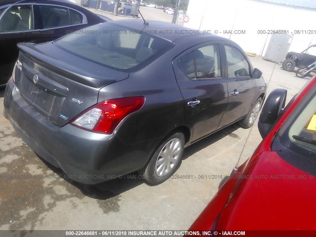 3N1CN7APXGL831444 - 2016 NISSAN VERSA S/S PLUS/SV/SL GRAY photo 4