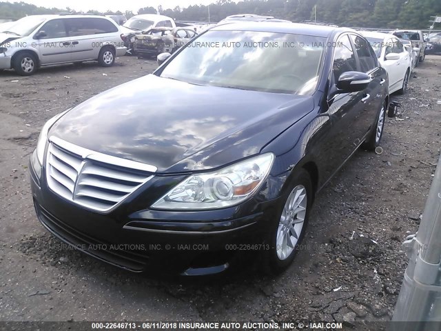 KMHGC4DE2BU141078 - 2011 HYUNDAI GENESIS 3.8L BLACK photo 6