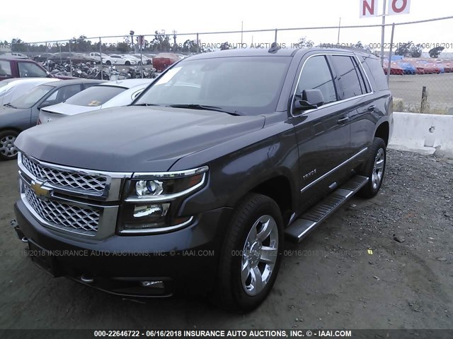 1GNSCBKC4HR232134 - 2017 CHEVROLET TAHOE C1500 LT GRAY photo 2