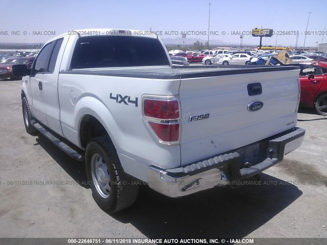 1FTFX1EF9DKD73590 - 2013 FORD F150 SUPER CAB WHITE photo 6