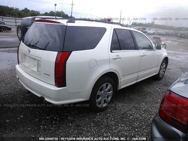 1GYEE637760196217 - 2006 CADILLAC SRX WHITE photo 4