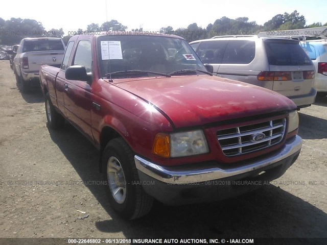 1FTYR14U01PA86835 - 2001 FORD RANGER SUPER CAB RED photo 1