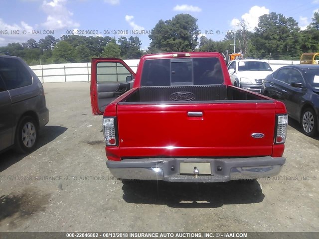 1FTYR14U01PA86835 - 2001 FORD RANGER SUPER CAB RED photo 8