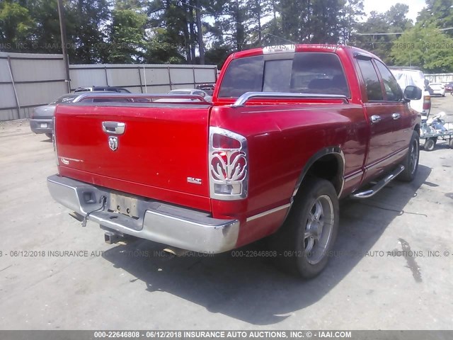 1D7HA18N25S270421 - 2005 DODGE RAM 1500 ST/SLT RED photo 4
