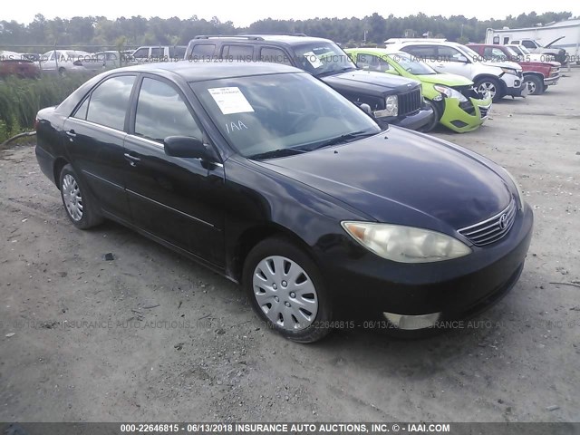 4T1BE32K75U081374 - 2005 TOYOTA CAMRY LE/XLE/SE 黑色 照片 1