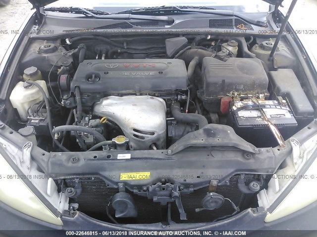 4T1BE32K75U081374 - 2005 TOYOTA CAMRY LE/XLE/SE 黑色 照片 10
