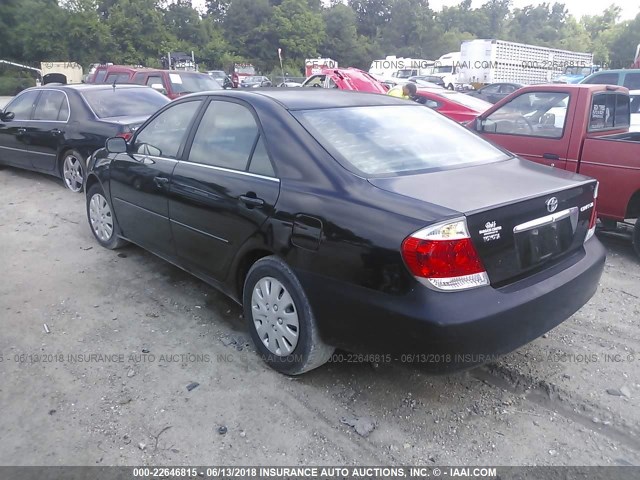 4T1BE32K75U081374 - 2005 TOYOTA CAMRY LE/XLE/SE 黑色 照片 3