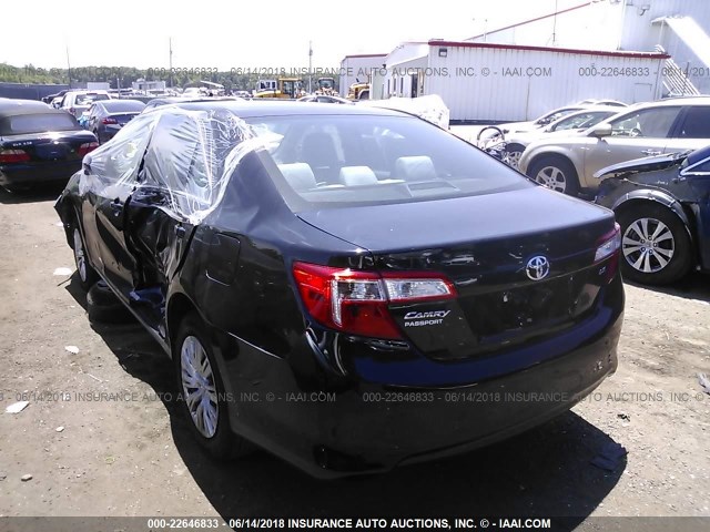 4T4BF1FK3DR299411 - 2013 TOYOTA CAMRY L/SE/LE/XLE 黑色 照片 3