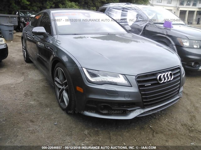 WAU2MAFC5EN062876 - 2014 AUDI A7 PRESTIGE GRAY photo 1