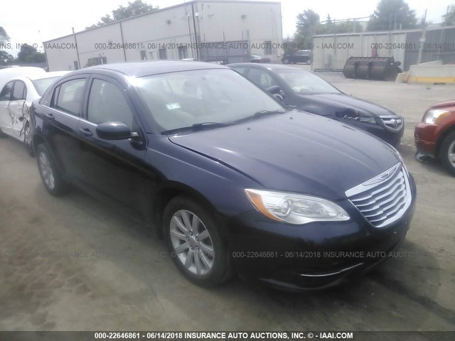 1C3CCBBB5CN140099 - 2012 CHRYSLER 200 TOURING Dark Blue photo 1