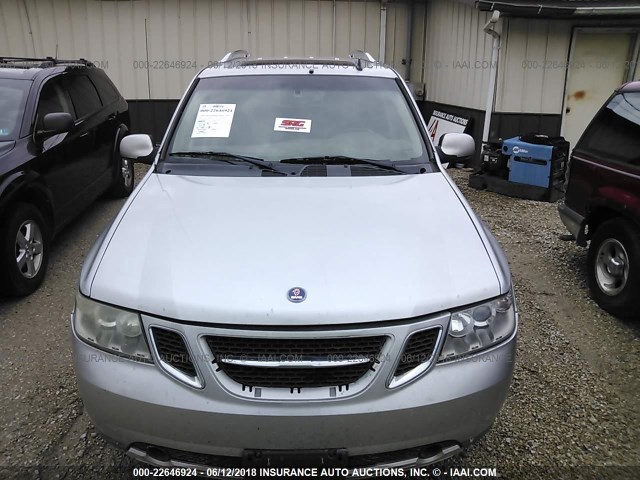 5S3ET13S182803765 - 2008 SAAB 9-7X 4.2I SILVER photo 6