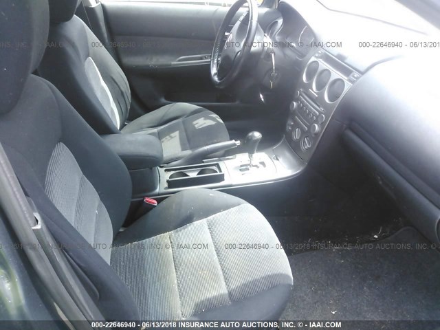 1YVHP80C555M34667 - 2005 MAZDA 6 I GRAY photo 5