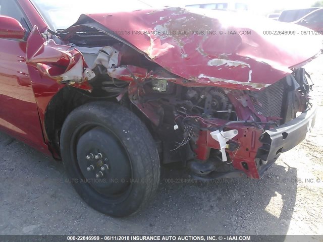 4T1FA38P17U123833 - 2007 TOYOTA CAMRY SOLARA SE/SLE RED photo 6