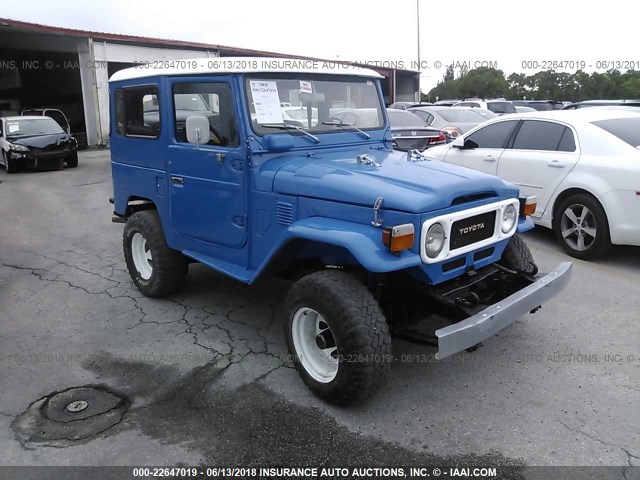 FJ40921380 - 1980 TOYOTA LAND CRUISER FJ40 BLUE photo 1